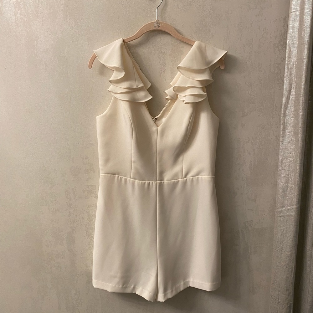 Amanda Uprichard Ivory Romper Brand New Never Worn